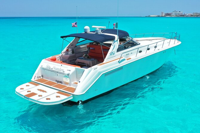 Private Luxury Yacht 55FT Rental in Cancun - Six and Eight Hours: The Full-Day Version