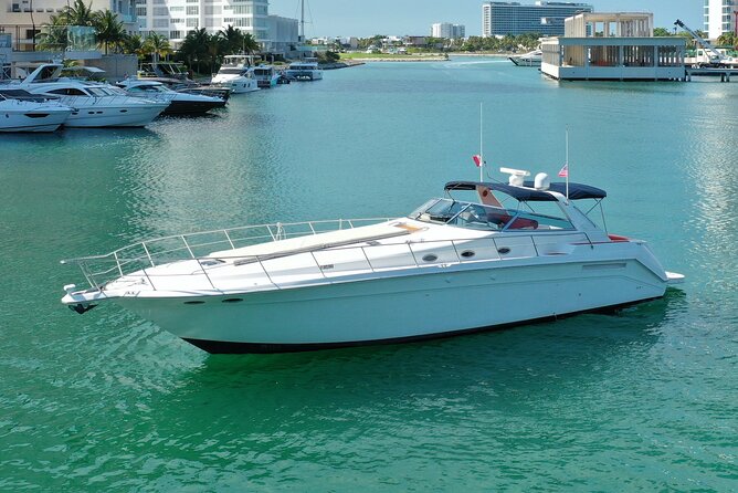 Private Luxury Yacht 55FT Rental in Cancun - Snorkeling, Swimming, and the Floating Lily Pad