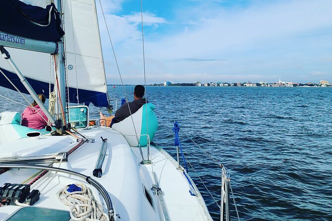 Private Luxury Yacht Charters, BYOB & Dolphins - BYOB, catering, and comfort aboard