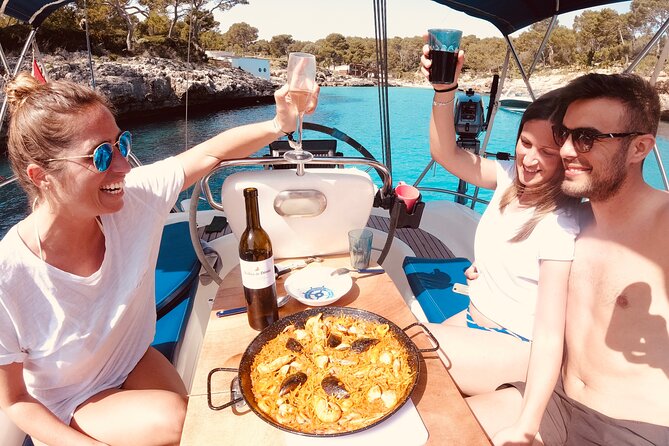 Private sailing with Paella and Tapas in Palma - Leaving the marina beside Palma Cathedral