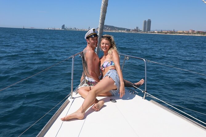 Private Skipper Sailing Tour for up to 11 people - Leaving Port Olímpic on a private boat
