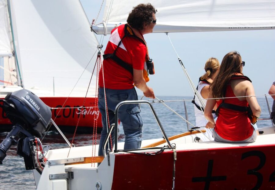 Private Sunset Sailing Trip with Cava & Skyline Views - Setting sail from Port Olímpic