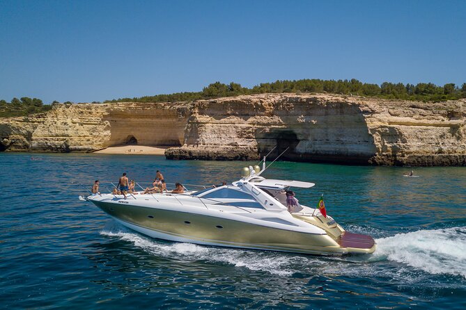 Private Sunset Yacht 2h Cruise from Albufeira Marina - Rock formations, snacks, and the onboard setup