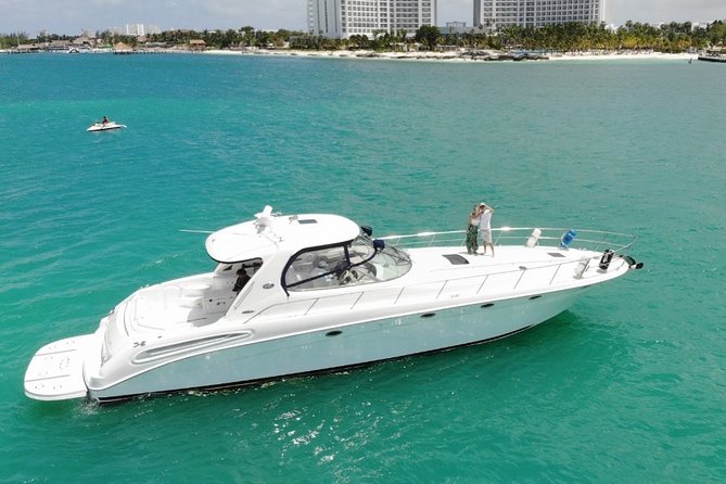 Private Yacht SEARAY SUNDANCER 60ft up to 20 pax 23P1 - Leaving Sunset Marina for Cancun’s Caribbean waters
