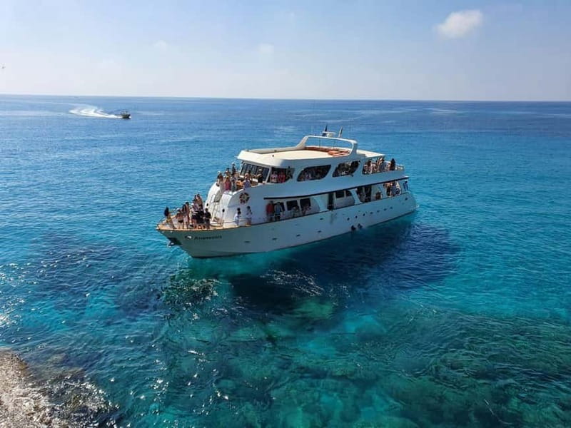 Protaras: Luxury Yacht Cruise with slide, BBQ Lunch & Drink - Boarding at Protaras Pier