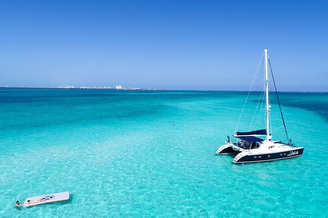Puerto Morelos Secret Sandbar Catamaran Sail - The ride through Puerto Morelos National Reef Park