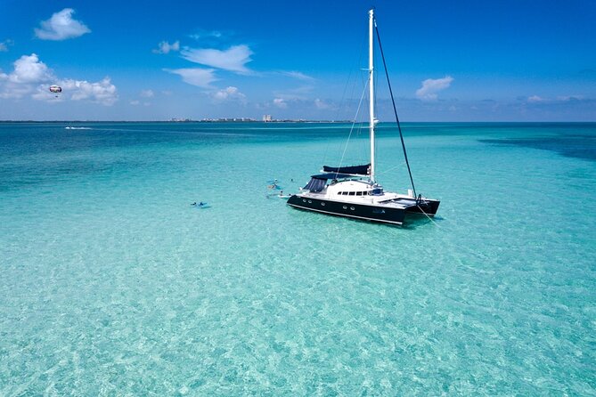 Puerto Morelos Secret Sandbar Catamaran Sail - Time at the secret sandbar