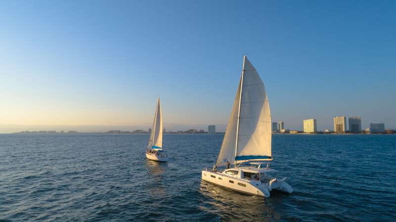 Puerto Vallarta: Bay of Banderas Luxury Sunset Sailing Tour - Drinks, Hors d’Oeuvres, and the Pace of the Evening