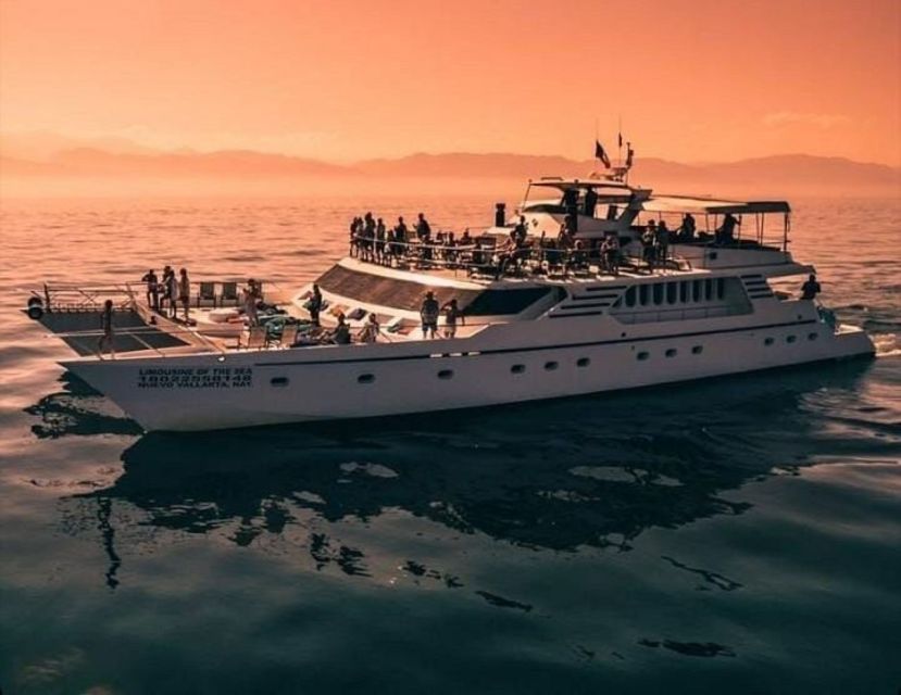 Puerto Vallarta: Mega Yacht Whale Watching Sunset Cruise - Key points to know before booking