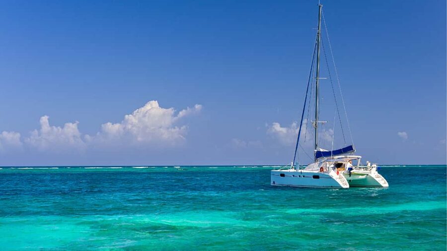 Punta Cana: Saona Island Catamaran Tour with Food & Open Bar - Several hours on Saona’s white beach