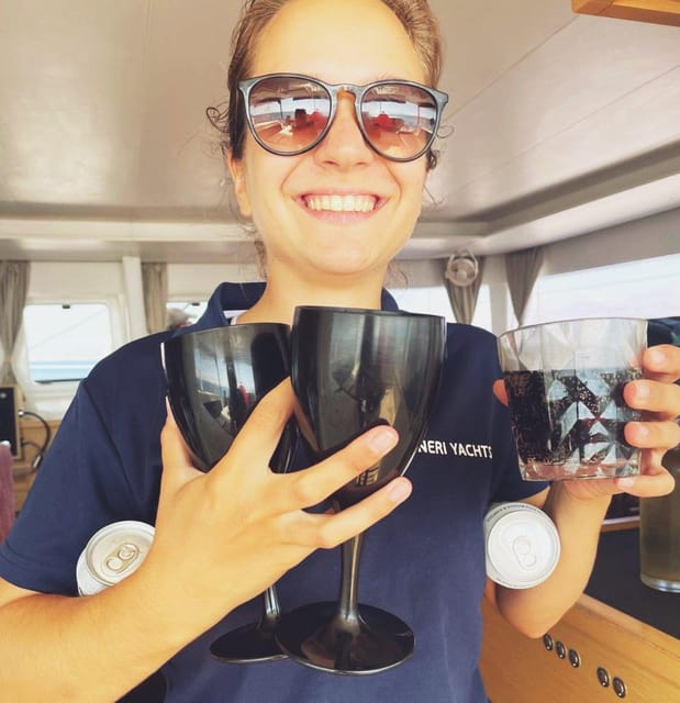 Rethymno: Sunset Catamaran Cruise - Sushi & Open Bar - The Sunset Near Geropotamos