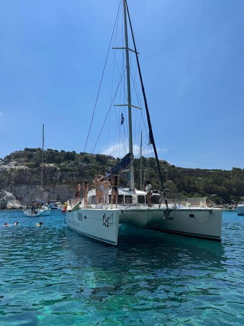 Rhodes: All inclusive Catamaran Escape with Lunch & Drinks - Weather, route changes, and comfort