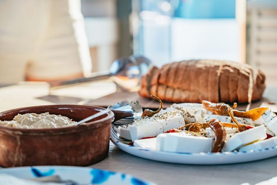 Rhodes: Sunset Catamaran Cruise with Dinner Buffet & Drinks - Forty-five minutes at Kalithea Bay