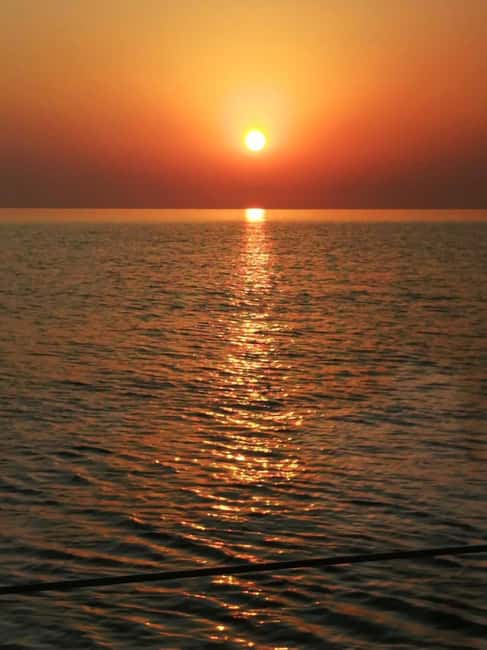 Rhodes: Sunset Catamaran Cruise with Snack, Fruits & Drinks - Key points at a glance