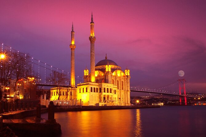 Romantic Night Cruise Live Violinist - Ortaköy and the first Bosphorus Bridge
