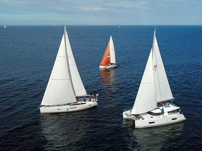 Rostock: Half-Day, Full-Day or Sunset Catamaran Cruise - Daytime, full-day, or sunset sailing
