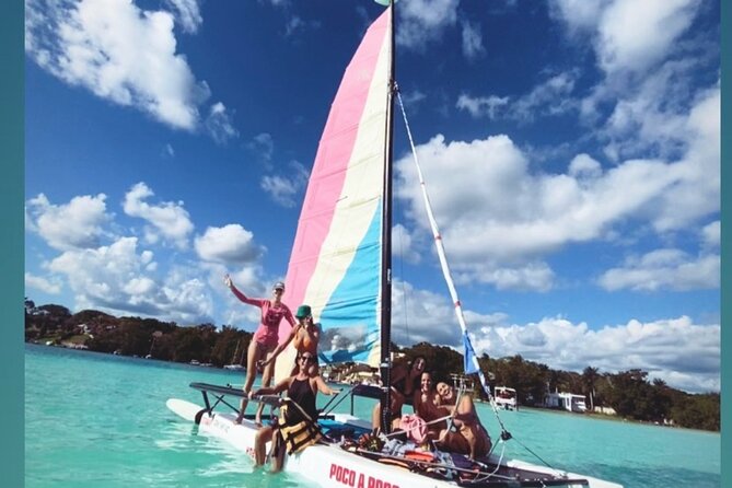 Sail away! Hobie Cat Tour Bacalar - Swimming, margaritas, and the quieter part of the trip