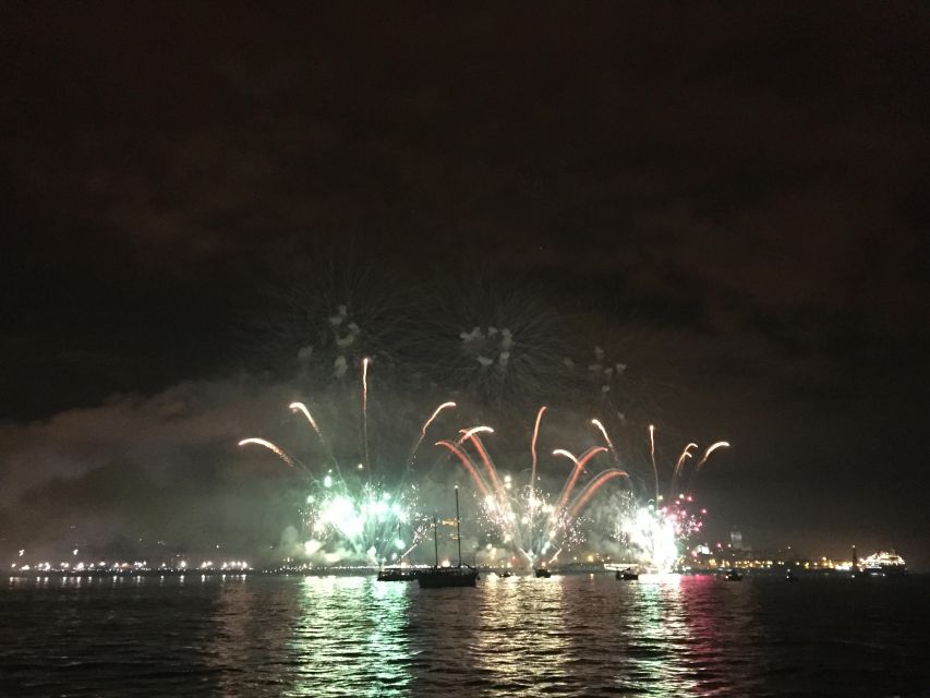 Sail into 2026: Lisbon Fireworks from the River - Warm clothing is not optional