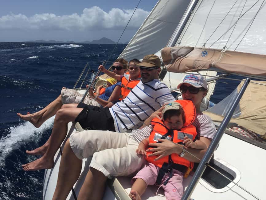 Sailing and Snorkeling Day Tour to Les Saintes - The return trip and sunset light