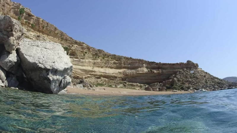 Sailing tour around Lindos with food and drinks - The three-caves option for more swimming