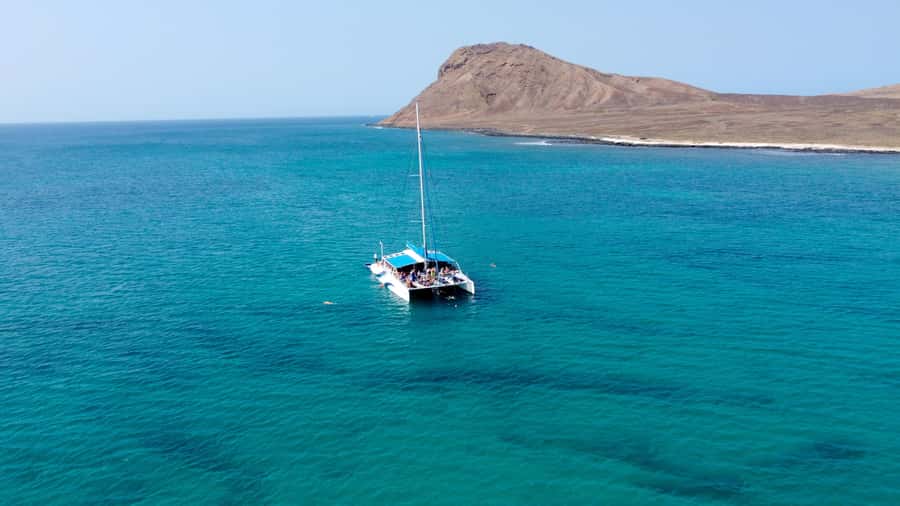 Sal: All-Inclusive Half-Day Lounge Catamaran Cruise - Setting sail from Sal’s west coast
