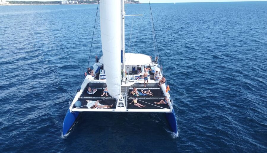 Salou's Fireworks 15th August Sail Catamaran - My verdict: book it for the setting, not just the fireworks