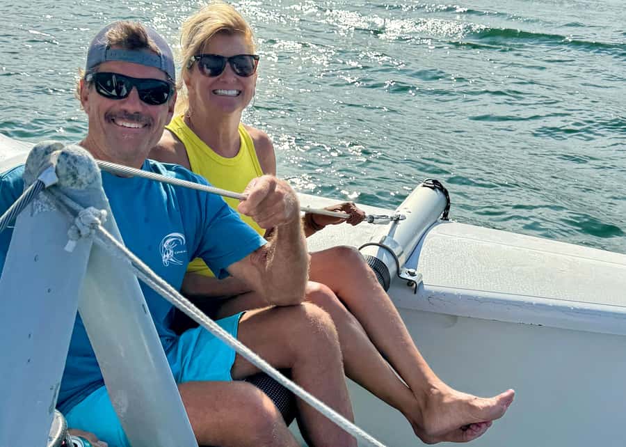 San Diego Bay: 2.5 hour Pure Catamaran Sailing Cruise - The first ten minutes across the harbor
