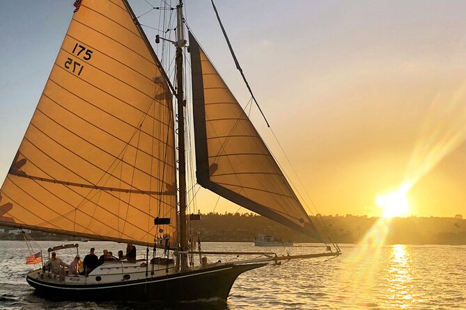 San Diego Bay Sail Aboard a Vintage Yacht Beer and Wine Included - What the 2.5-hour sailing is like