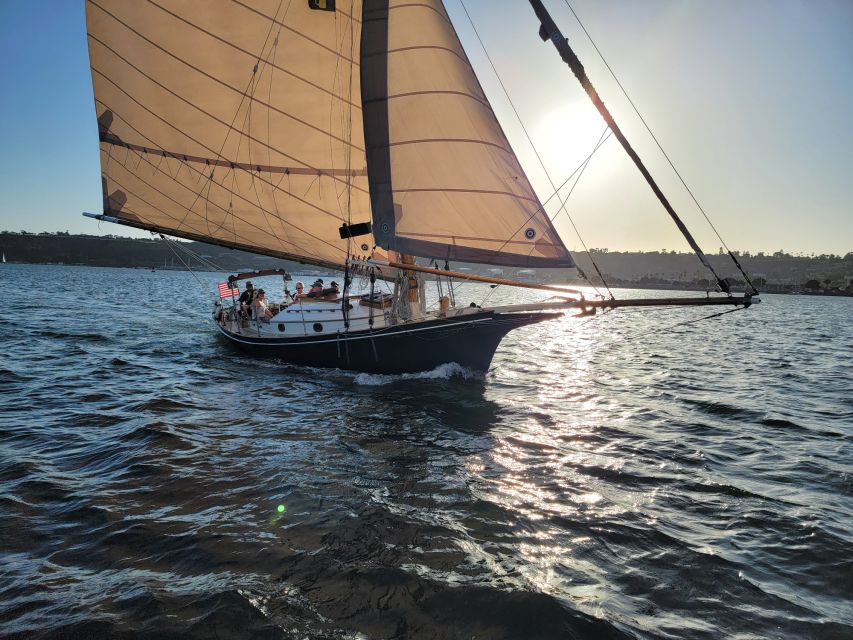 San Diego: Classic Yacht Sailing Experience - USS Midway, Seaport Village, and the Coronado Bridge