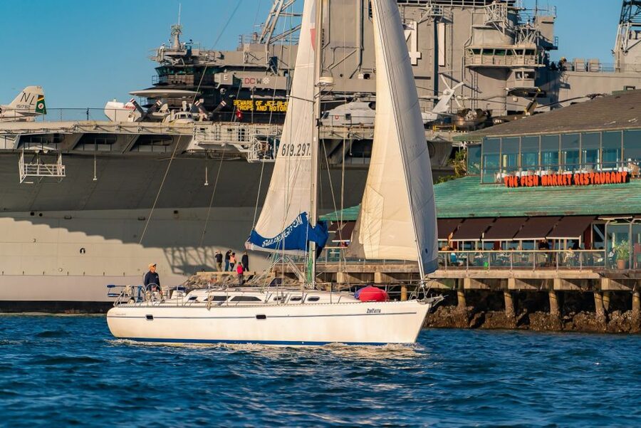 San Diego: Relax on a Morning, Day or Sunset Luxury Sail - Setting sail on a 40-foot yacht
