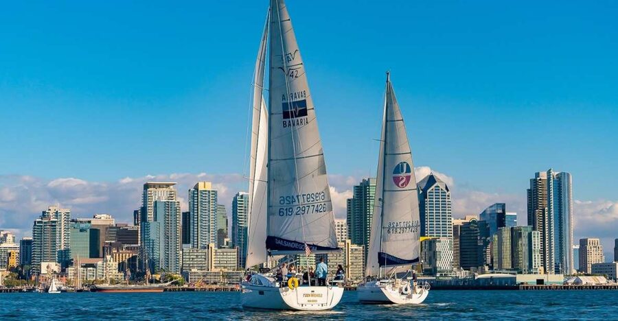 San Diego: Relax on a Morning, Day or Sunset Luxury Sail - Coronado Island and Point Loma from the water
