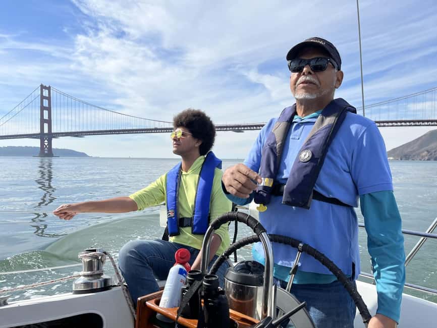SAN FRANCISCO: (2hr) Interactive Sailing Experience - Weather, clothing, and comfort