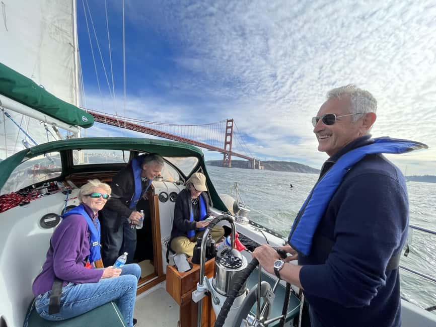 SAN FRANCISCO: (2hr) Interactive Sailing Experience - Why steering beats sitting on a sightseeing boat