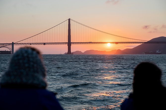 San Francisco Bay Sunset Catamaran Cruise - Leaving Pier 39 with the sea lions nearby