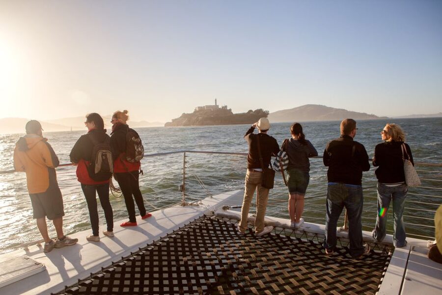 San Francisco Bay Sunset Cruise by Luxury Catamaran - Setting out from Pier 39 and Gate J