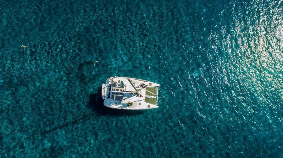 Santorini: 7-Hour Private Catamaran Cruise with Food & Drink - Food, drinks, and the level of service