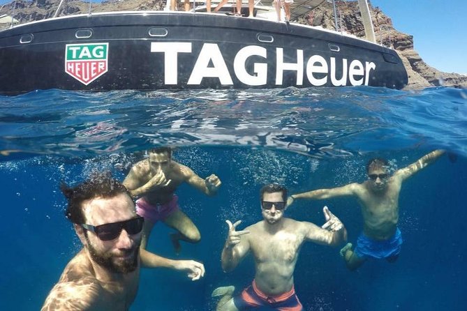 Santorini: Adventurous Catamaran Experience with Snorkeling - Getting from Fira to Vlychada