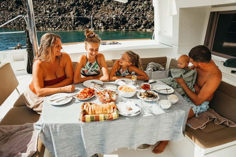 Santorini: All-Inclusive Private Catamaran Experience - Practical details that affect your day
