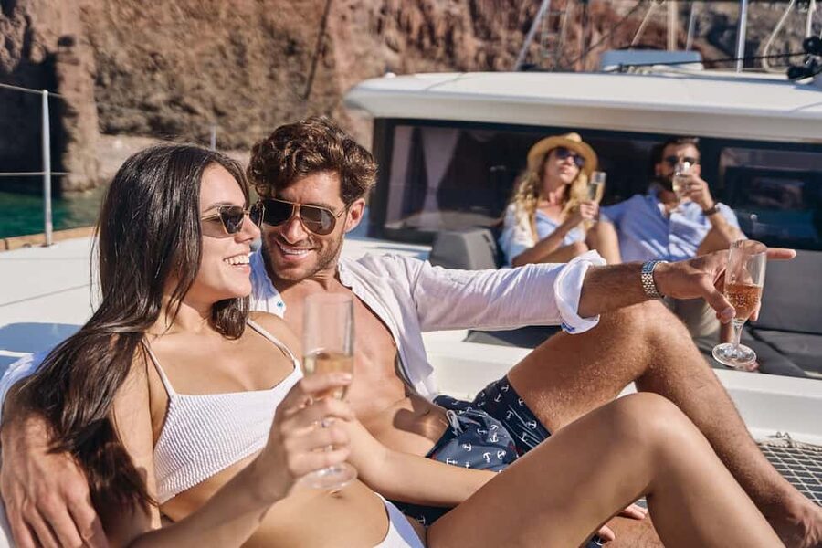 Santorini: Caldera Luxury Catamaran Cruise w/ Meal & Drinks - Why seeing Santorini by catamaran changes the day
