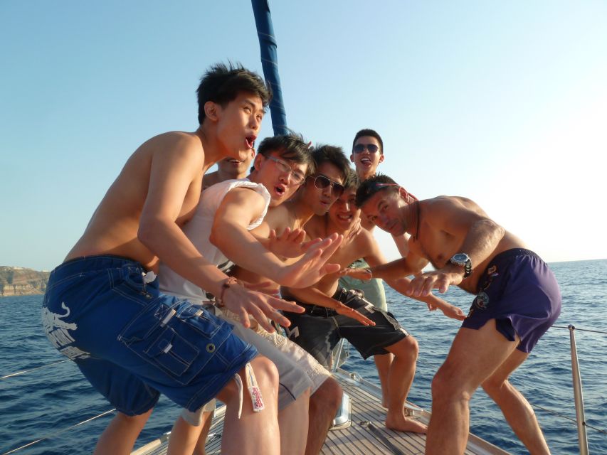 Santorini Caldera: Morning Sailing Cruise with Meal - Cancellation and booking details worth noting