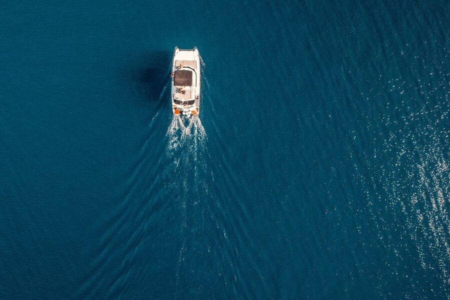 Santorini: Caldera Private Power Catamaran Cruise - Why the caldera looks better from the water