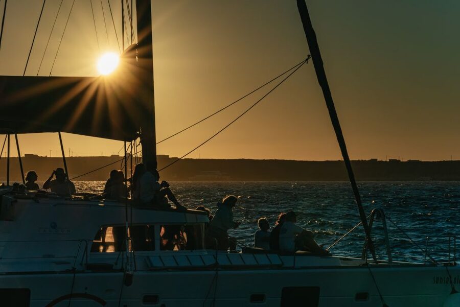 Santorini: Catamaran Caldera Cruise with Meal and Drinks - What to pack for five hours at sea
