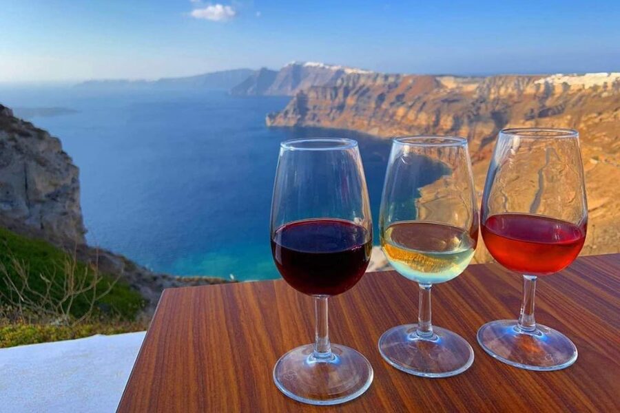 Santorini: Catamaran Cruise, Winery, & Oia Sunset Combo Tour - Oia sunset without the usual scramble