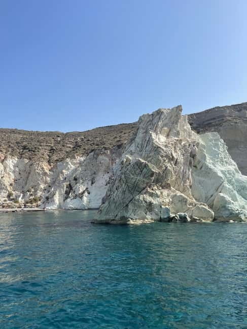 Santorini: Catamaran Cruise with Food and Drinks - Mesa Pigadia: snorkeling, lunch, and the longest stop