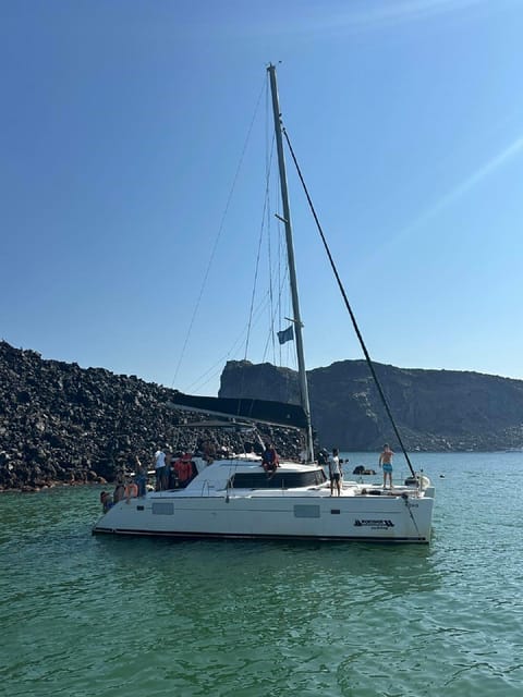 Santorini:Cruises with Catamaran around the Volcanic Island. - Is $106 a fair price?