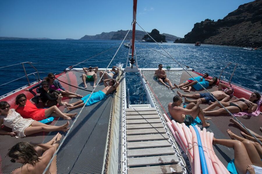 Santorini: Dream Catcher 5-hour Sailing Trip in the Caldera - Why seeing Santorini from the sea changes the picture