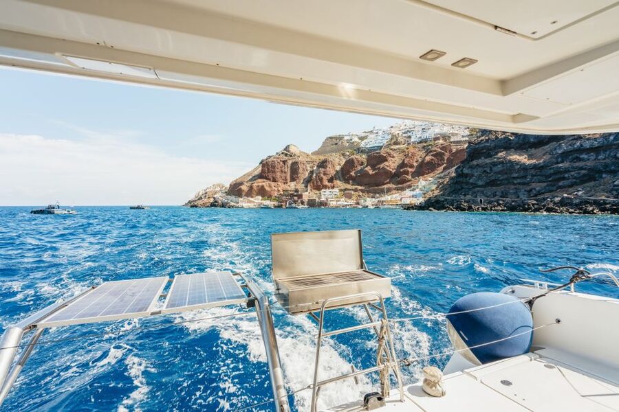 Santorini: Luxury Catamaran Day Trip with Meal and Open Bar - Is $129 good value?