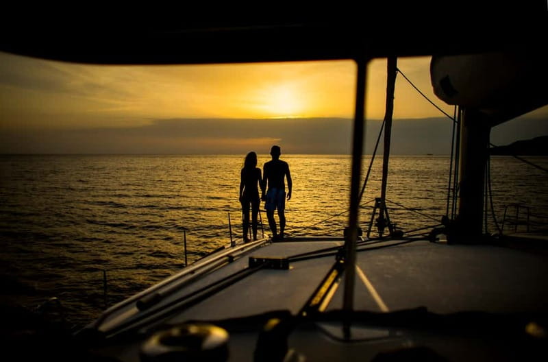 Santorini: Private Catamaran Cruise with BBQ Meal and Drinks - The onboard lunch is a real part of the experience