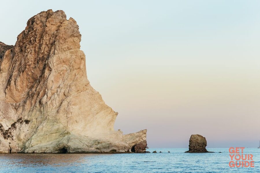 Santorini: Private Catamaran Tour with BBQ Meal and Drinks - Indian Rocks and the Venetian Lighthouse