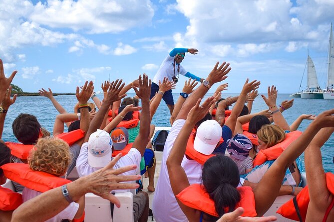 Saona Island Full Day Excursion from Punta Cana + Catamaran Party - Speedboat ride and the natural pool
